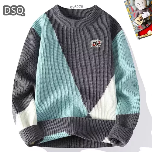 Dsquared Sweaters Long Sleeved For Men #1364597 $48.00 USD, Wholesale Replica Dsquared Sweaters