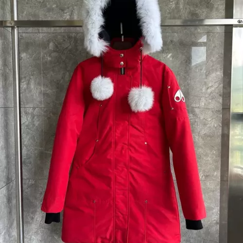 Moose Knuckles Down Feather Coat Long Sleeved For Women #1364600 $195.00 USD, Wholesale Replica Moose Knuckles Down Feather Coat