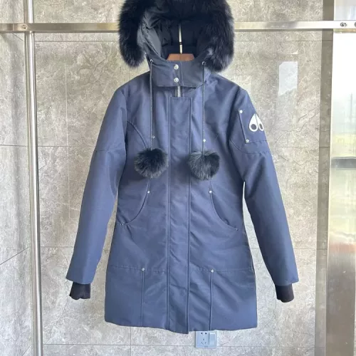Moose Knuckles Down Feather Coat Long Sleeved For Women #1364601 $195.00 USD, Wholesale Replica Moose Knuckles Down Feather Coat