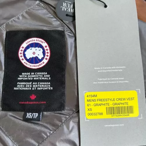 Replica Canada Goose Down Feather Coat Sleeveless For Unisex #1364672 $105.00 USD for Wholesale