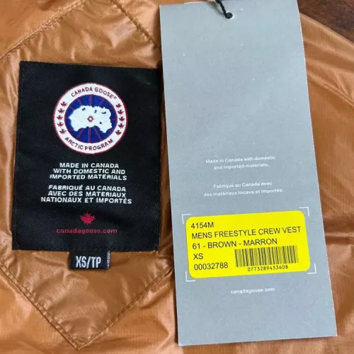 Replica Canada Goose Down Feather Coat Sleeveless For Unisex #1364673 $105.00 USD for Wholesale