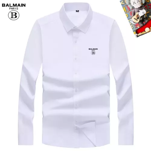 Balmain Shirts Long Sleeved For Unisex #1364728 $40.00 USD, Wholesale Replica Balmain Shirts