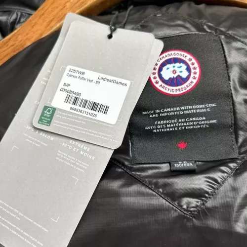 Replica Canada Goose Down Feather Coat Sleeveless For Women #1364771 $112.00 USD for Wholesale