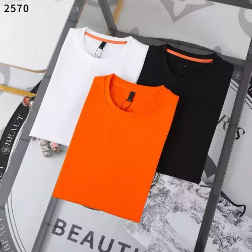 Replica Hermes T-Shirts Long Sleeved For Men #1364828 $38.00 USD for Wholesale