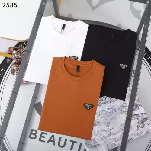 Replica Prada T-Shirts Long Sleeved For Men #1364864 $38.00 USD for Wholesale