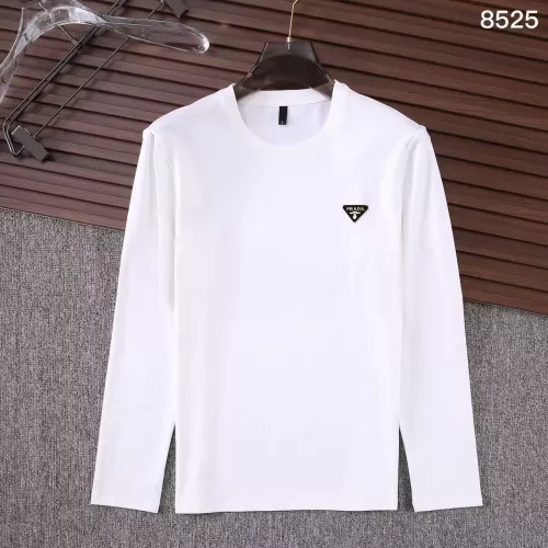 Prada T-Shirts Long Sleeved For Men #1364892 $38.00 USD, Wholesale Replica Prada T-Shirts