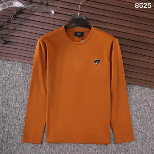 Prada T-Shirts Long Sleeved For Men #1364893 $38.00 USD, Wholesale Replica Prada T-Shirts