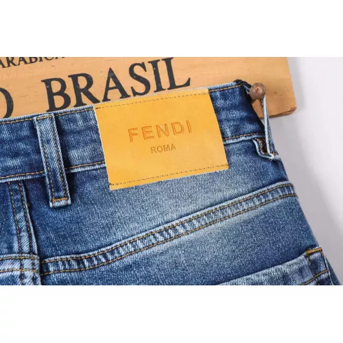 Replica Fendi Jeans For Men #1365022 $48.00 USD for Wholesale