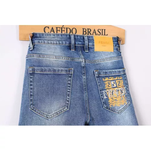 Replica Fendi Jeans For Men #1365022 $48.00 USD for Wholesale