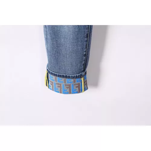 Replica Fendi Jeans For Men #1365022 $48.00 USD for Wholesale