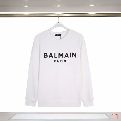 Balmain Hoodies Long Sleeved For Men #1365081 $39.00 USD, Wholesale Replica Balmain Hoodies