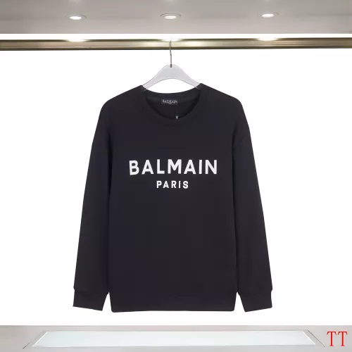 Balmain Hoodies Long Sleeved For Men #1365082 $39.00 USD, Wholesale Replica Balmain Hoodies