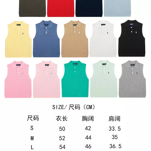 Replica Ralph Lauren Polo Sweaters Sleeveless For Women #1365238 $45.00 USD for Wholesale