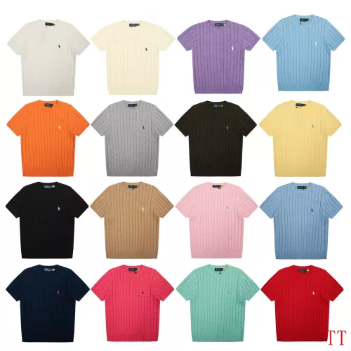 Replica Ralph Lauren Polo Sweaters Short Sleeved For Women #1365257 $42.00 USD for Wholesale
