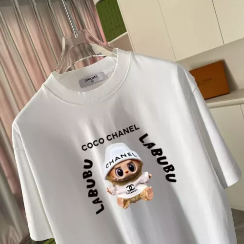 Replica Chanel T-Shirts Short Sleeved For Unisex #1365342 $42.00 USD for Wholesale