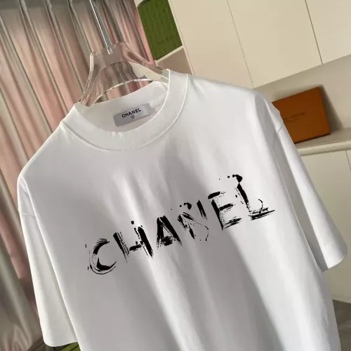 Replica Chanel T-Shirts Short Sleeved For Unisex #1365353 $42.00 USD for Wholesale