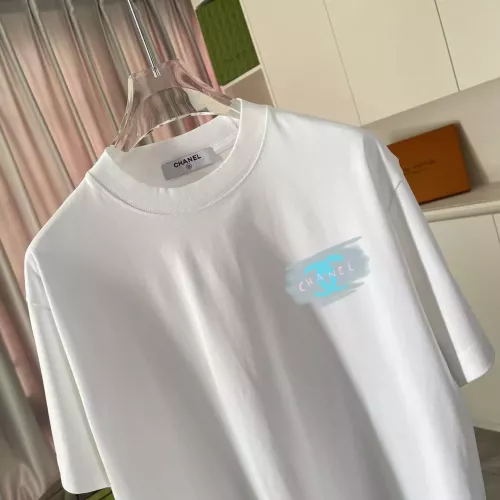 Replica Chanel T-Shirts Short Sleeved For Unisex #1365365 $42.00 USD for Wholesale