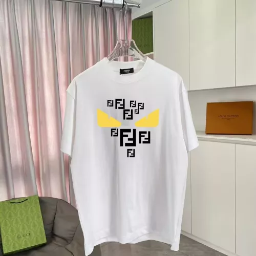 Fendi T-Shirts Short Sleeved For Unisex #1365381 $42.00 USD, Wholesale Replica Fendi T-Shirts