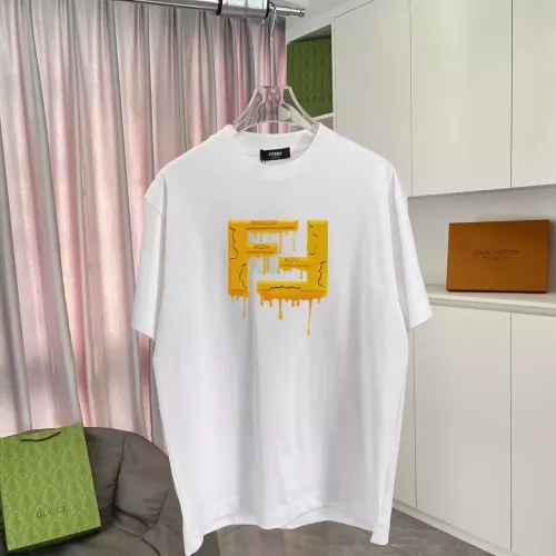 Fendi T-Shirts Short Sleeved For Unisex #1365384 $42.00 USD, Wholesale Replica Fendi T-Shirts