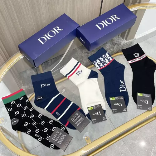 Replica Christian Dior Socks #1365533 $25.00 USD for Wholesale