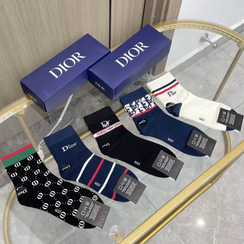 Replica Christian Dior Socks #1365533 $25.00 USD for Wholesale