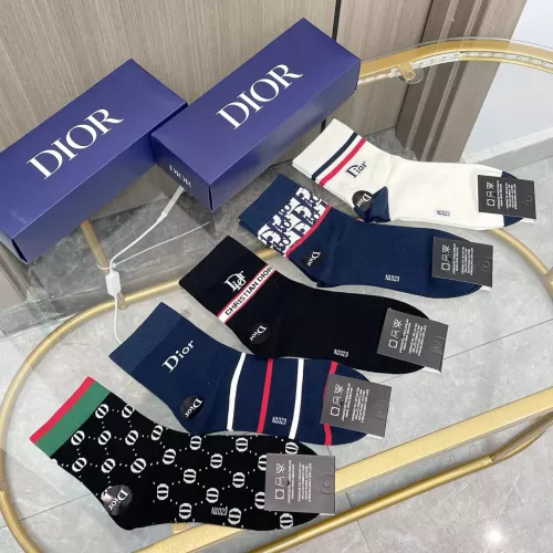 Replica Christian Dior Socks #1365533 $25.00 USD for Wholesale