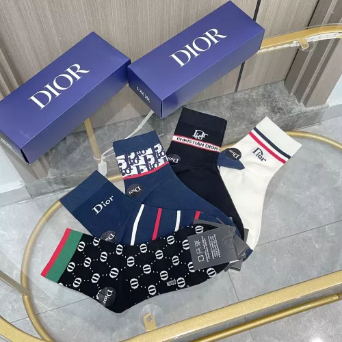 Replica Christian Dior Socks #1365533 $25.00 USD for Wholesale