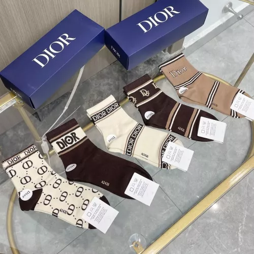 Replica Christian Dior Socks #1365534 $25.00 USD for Wholesale