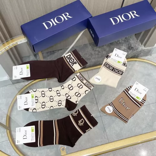 Replica Christian Dior Socks #1365534 $25.00 USD for Wholesale