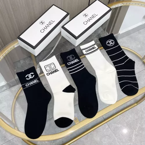 Replica Chanel Socks #1365542 $29.00 USD for Wholesale