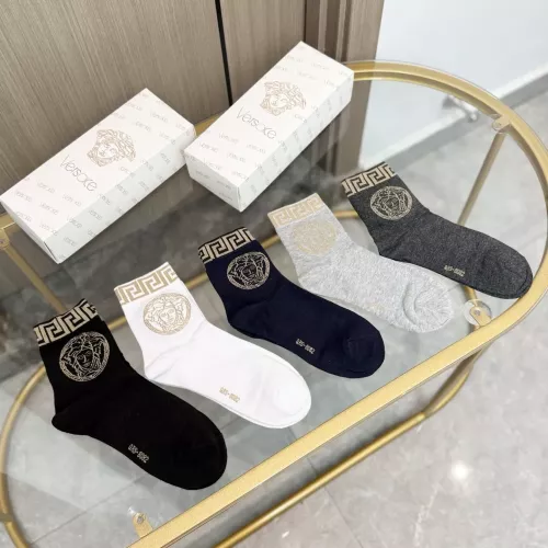 Replica Versace Socks For Men #1365593 $25.00 USD for Wholesale