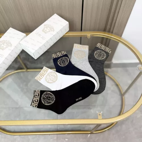 Replica Versace Socks For Men #1365593 $25.00 USD for Wholesale