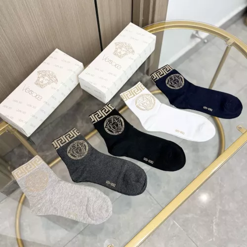 Replica Versace Socks For Men #1365593 $25.00 USD for Wholesale