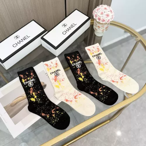 Replica Chanel Socks #1365597 $38.00 USD for Wholesale