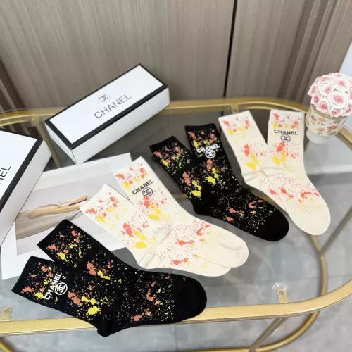 Replica Chanel Socks #1365597 $38.00 USD for Wholesale
