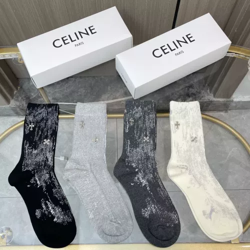 Replica Chrome Hearts Socks #1365598 $38.00 USD for Wholesale