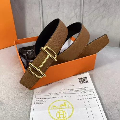 Replica Hermes AAA Quality Belts For Men #1365644 $64.00 USD for Wholesale