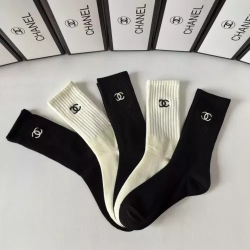 Replica Chanel Socks #1365648 $29.00 USD for Wholesale