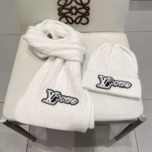 Louis Vuitton LV Hat and Scarf Set #1365668 $64.00 USD, Wholesale Replica Louis Vuitton LV Hat and Scarf and Glove Set