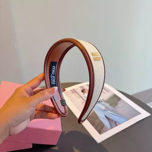 Replica MIU MIU Headband For Women #1365728 $27.00 USD for Wholesale
