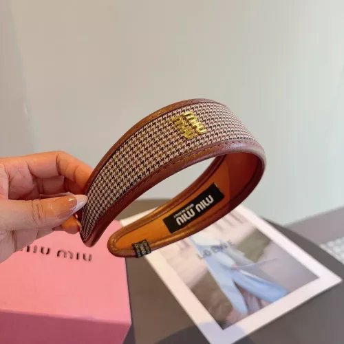 Replica MIU MIU Headband For Women #1365729 $27.00 USD for Wholesale