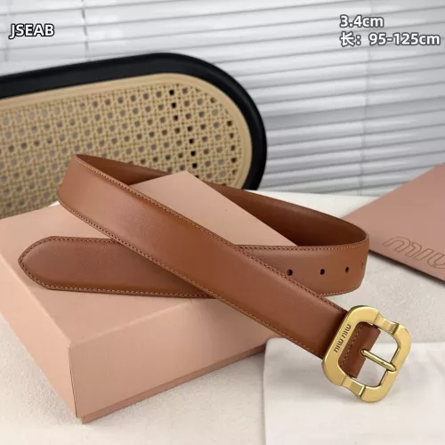 Replica MIU MIU AAA Quality Belts For Unisex #1365741 $48.00 USD for Wholesale