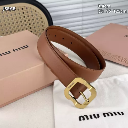 Replica MIU MIU AAA Quality Belts For Unisex #1365741 $48.00 USD for Wholesale