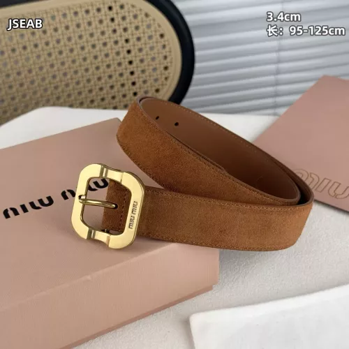 Replica MIU MIU AAA Quality Belts For Unisex #1365742 $48.00 USD for Wholesale