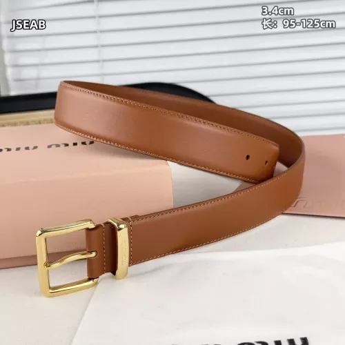 Replica MIU MIU AAA Quality Belts For Unisex #1365751 $48.00 USD for Wholesale