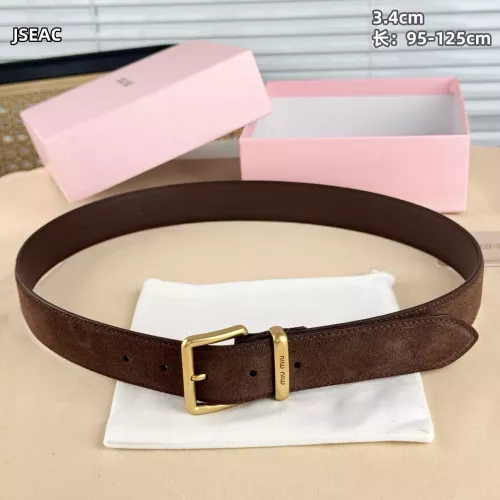 Replica MIU MIU AAA Quality Belts For Unisex #1365760 $52.00 USD for Wholesale