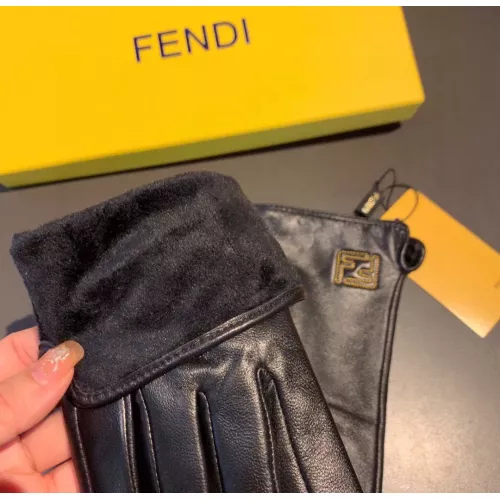 Replica Fendi Gloves For Women #1365783 $36.00 USD for Wholesale