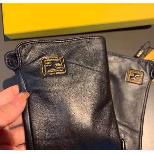 Replica Fendi Gloves For Women #1365783 $36.00 USD for Wholesale