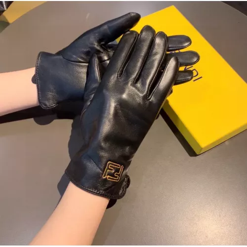 Replica Fendi Gloves For Women #1365783 $36.00 USD for Wholesale