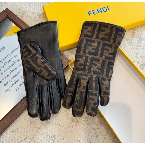 Replica Fendi Gloves For Women #1365832 $42.00 USD for Wholesale